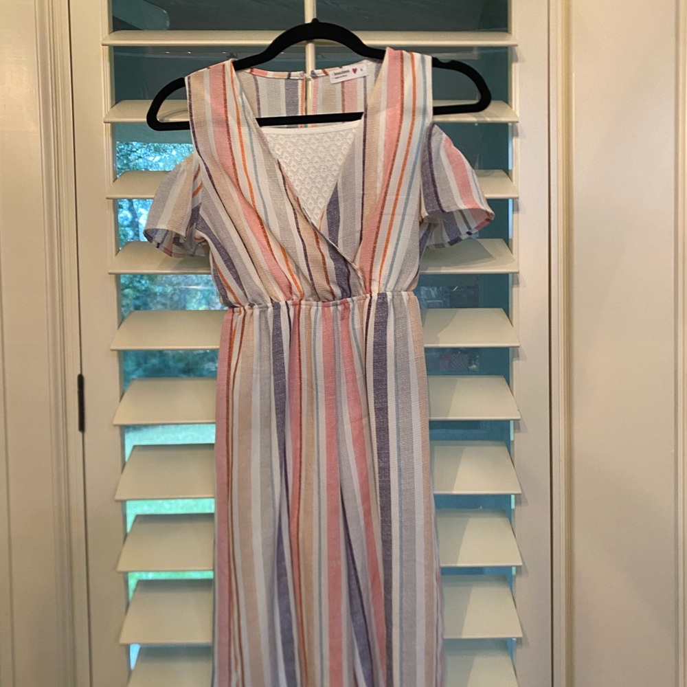 Rare Editions Girls Stripped Jumpsuit!💗
